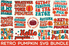 Retro Pumpkin SVG Bundle - CraftNest - Digital Crafting and Art