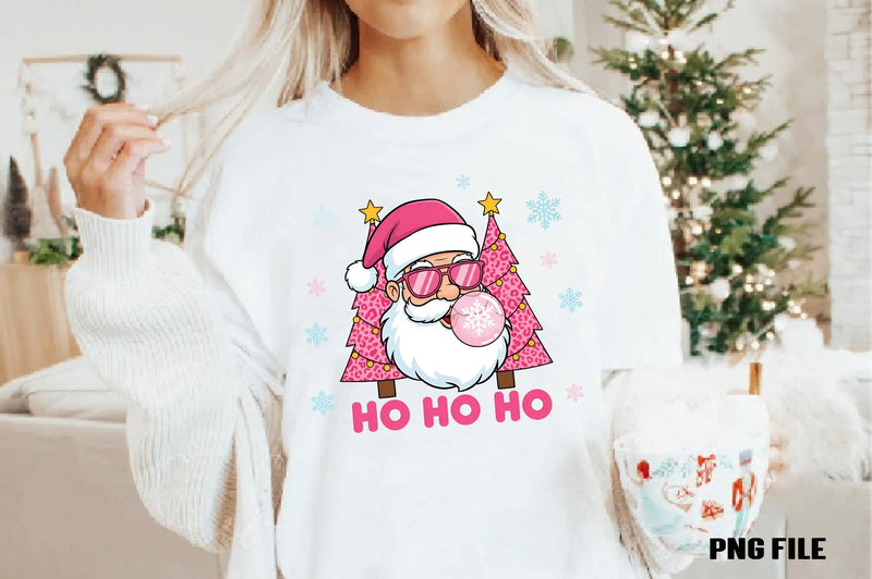 Retro Santa Christmas Hohoho Clipart Bundle - CraftNest - Digital Crafting and Art