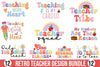 Retro Teacher Design SVG Bundle