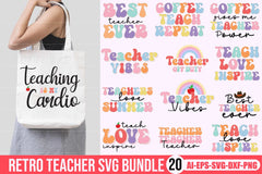 Retro Teacher SVG Bundle - CraftNest - Digital Crafting and Art