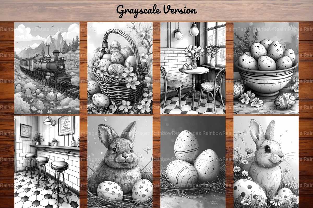 Retro Easter Coloring Books - CraftNest