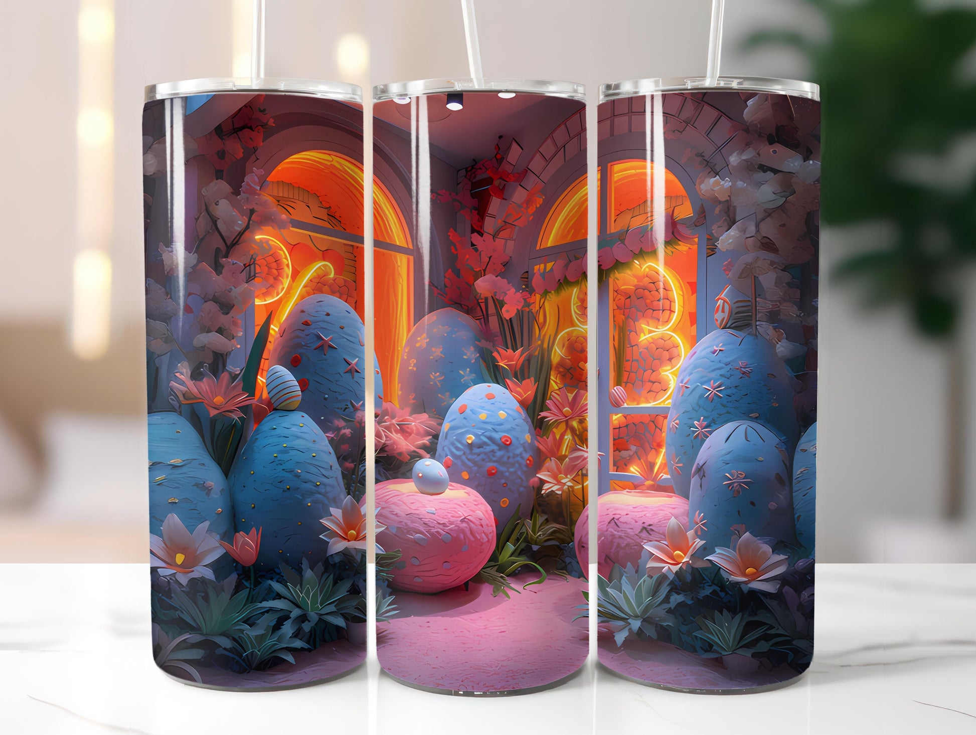 Retro Easter 6 Tumbler Wrap - CraftNest