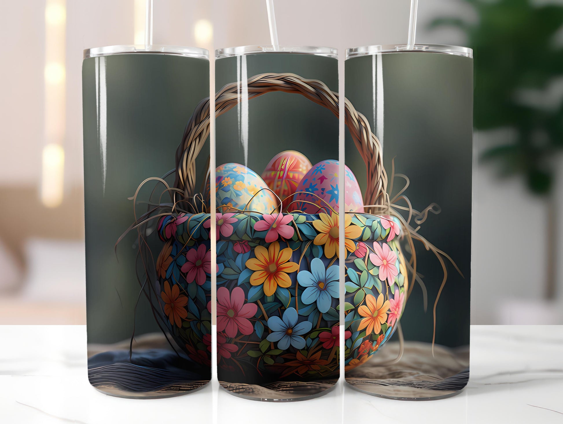 Retro Easter 2 Tumbler Wrap - CraftNest