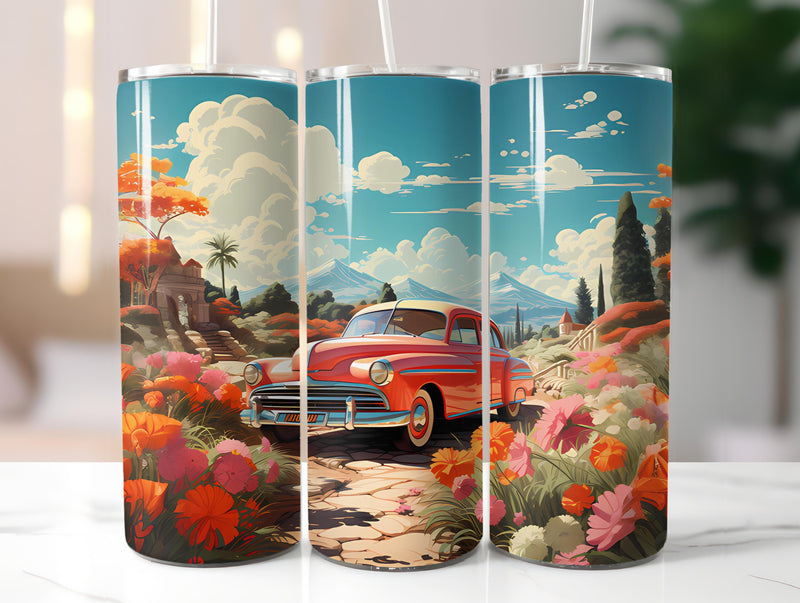 Retro Spring 2 Tumbler Wrap - CraftNest