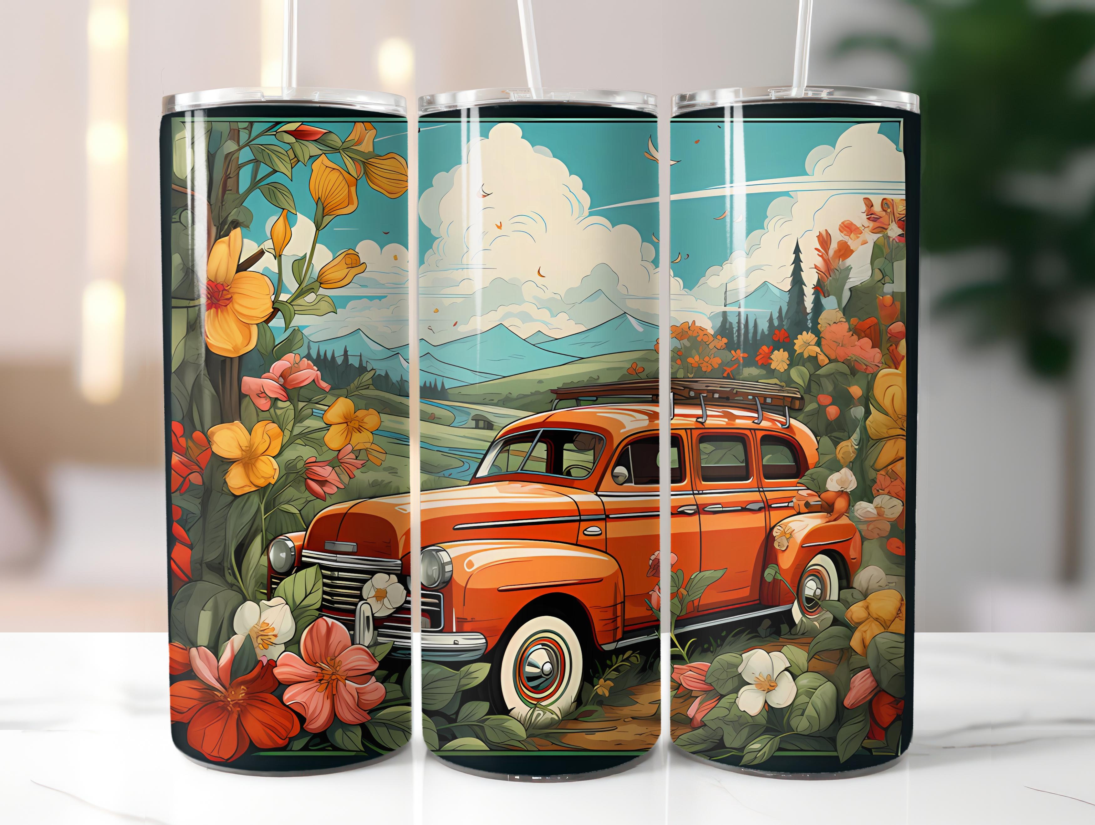 Retro Spring 1 Tumbler Wrap - CraftNest