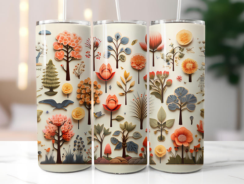 Retro Spring 1 Tumbler Wrap - CraftNest