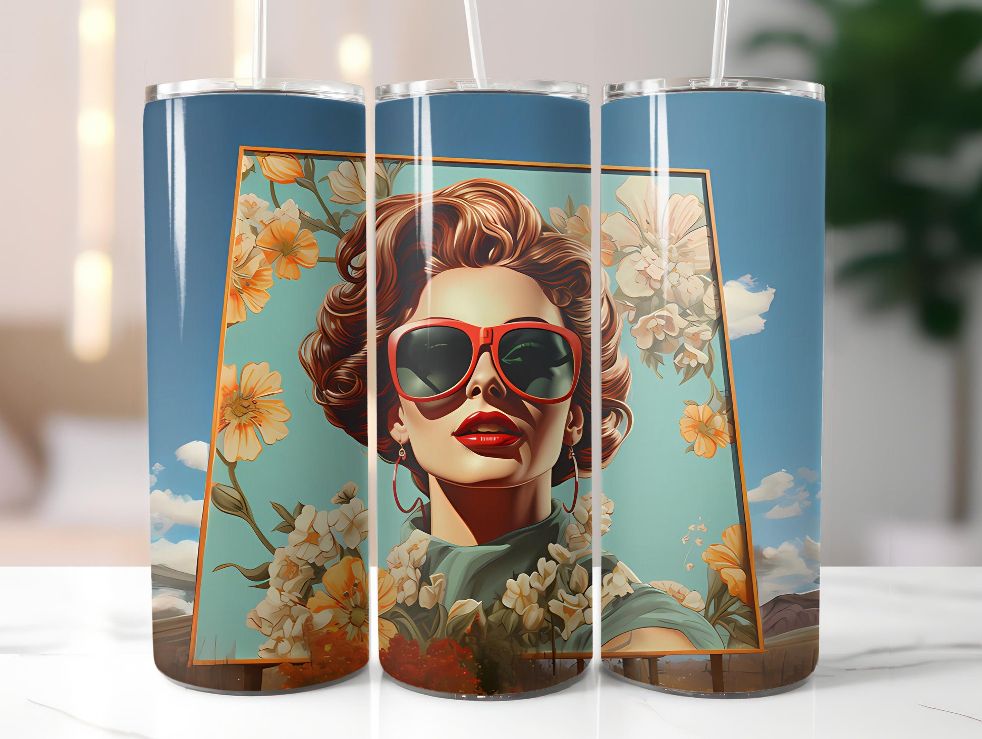 Retro Spring 2 Tumbler Wrap - CraftNest