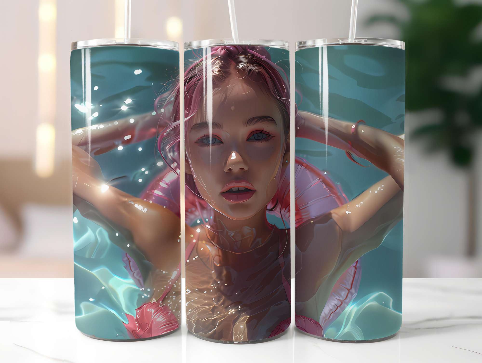 Retro Summer 5 Tumbler Wrap - CraftNest - Digital Crafting and Art