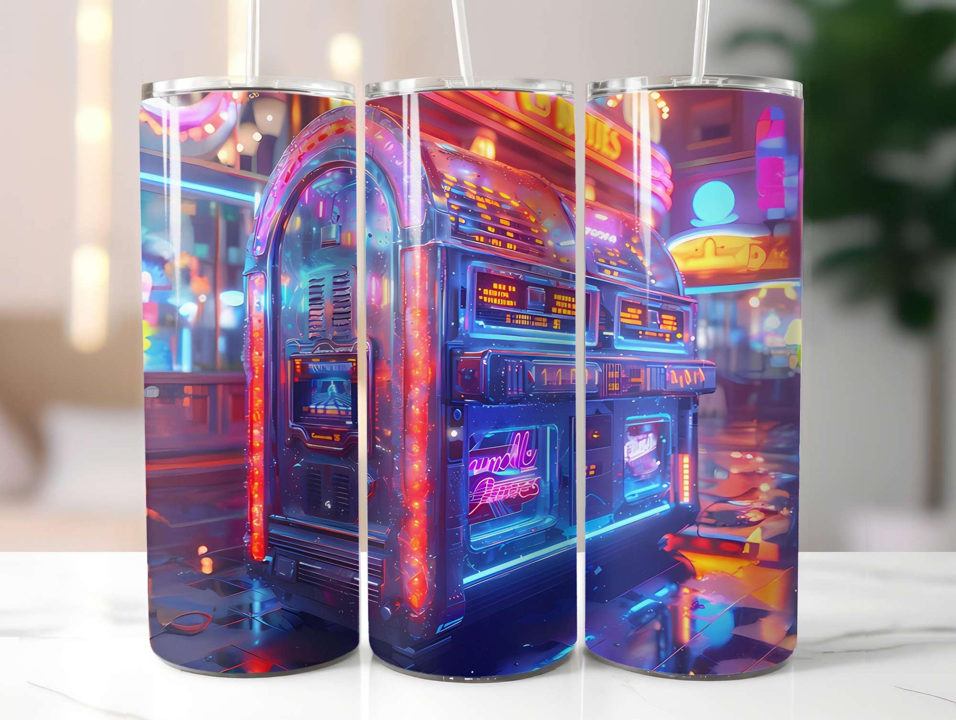 Retro Summer 4 Tumbler Wrap - CraftNest - Digital Crafting and Art