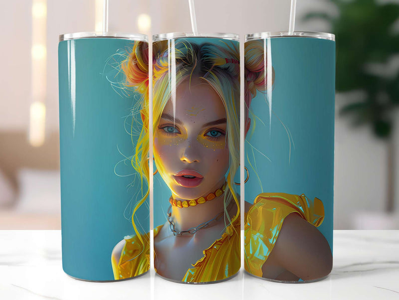 Retro Summer 3 Tumbler Wrap - CraftNest - Digital Crafting and Art