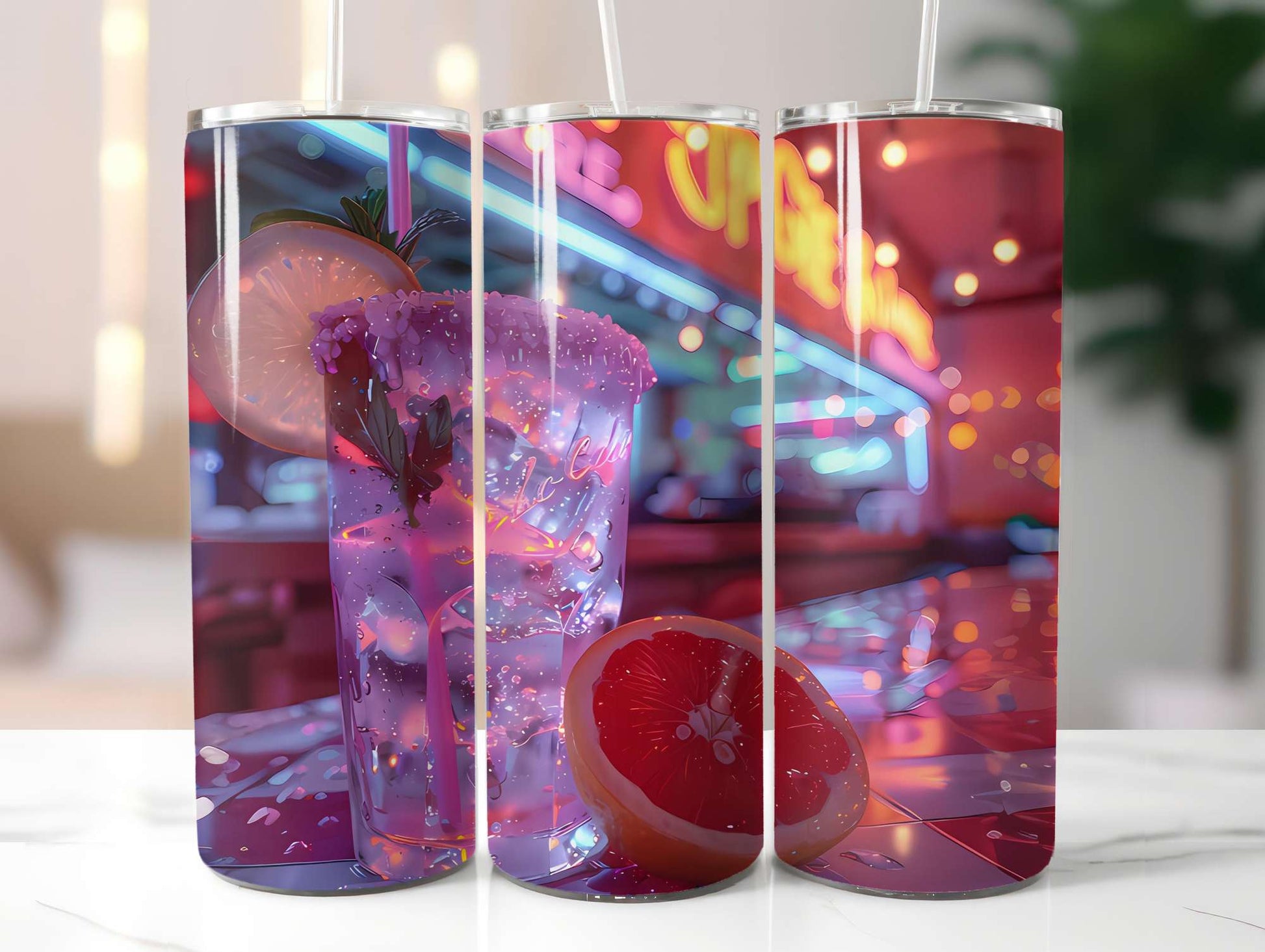 Retro Summer 1 Tumbler Wrap - CraftNest - Digital Crafting and Art