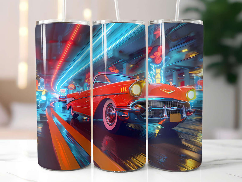 Retro Summer 4 Tumbler Wrap - CraftNest - Digital Crafting and Art