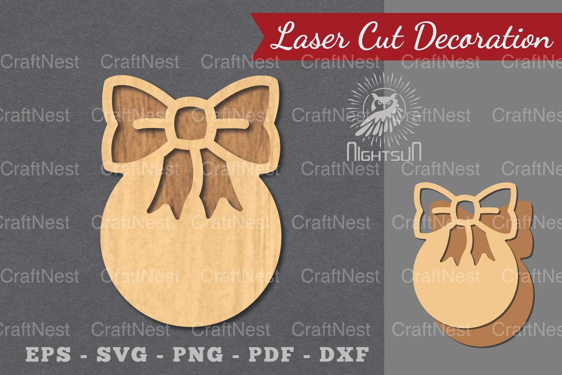 Ribbon Laser Cut Sign SVG Bundle - CraftNest - Digital Crafting and Art