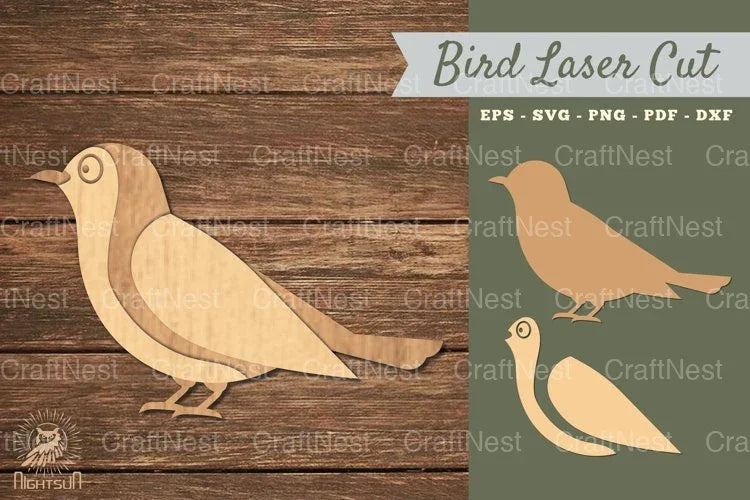 Robin Bird Laser Cut Decoration Clipart Bundle - CraftNest - Digital Crafting and Art