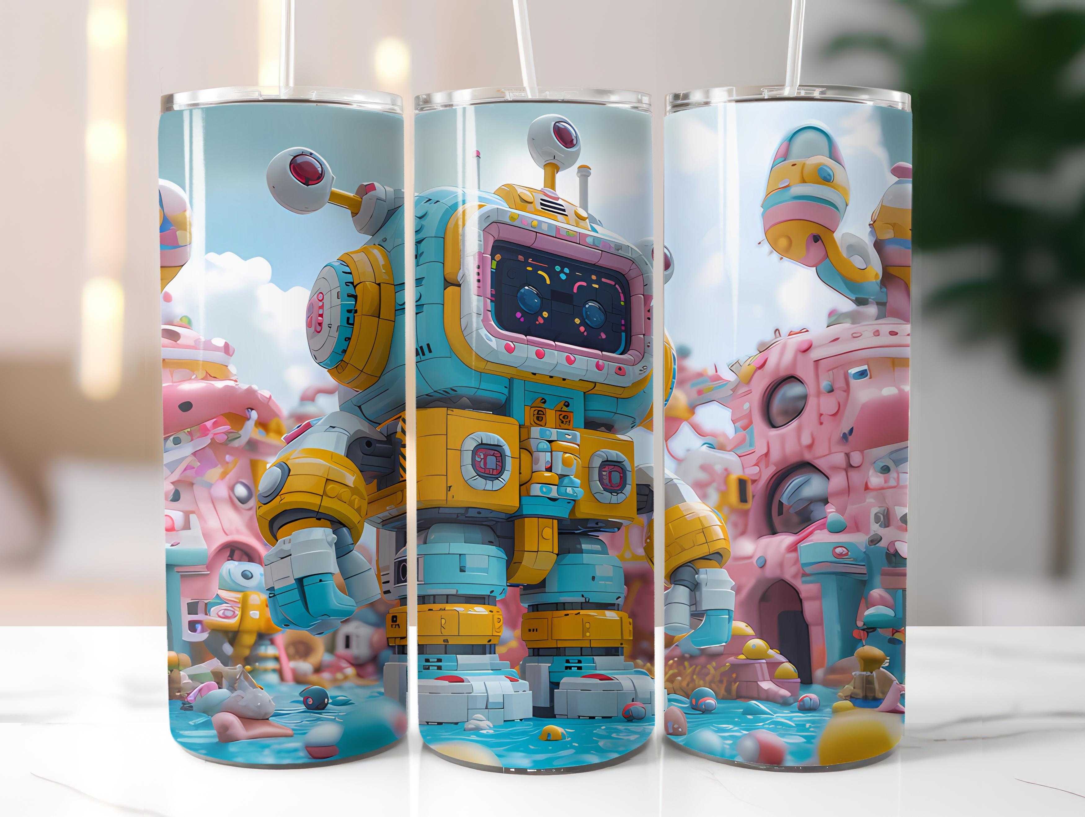 Roboter Easter 1 Tumbler Wrap - CraftNest