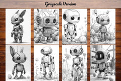 Roboter Easter Coloring Books - CraftNest