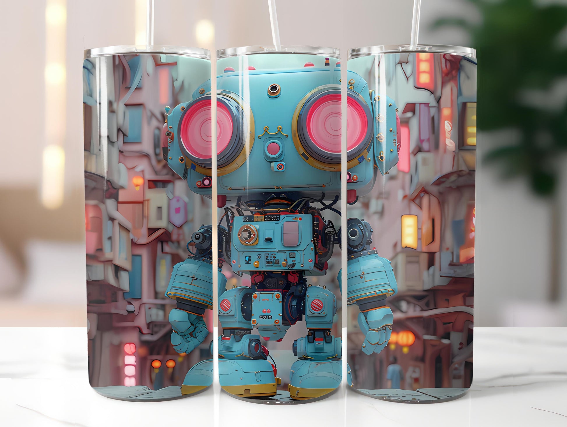 Roboter Easter 1 Tumbler Wrap - CraftNest