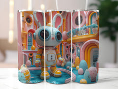 Roboter Easter 3 Tumbler Wrap - CraftNest