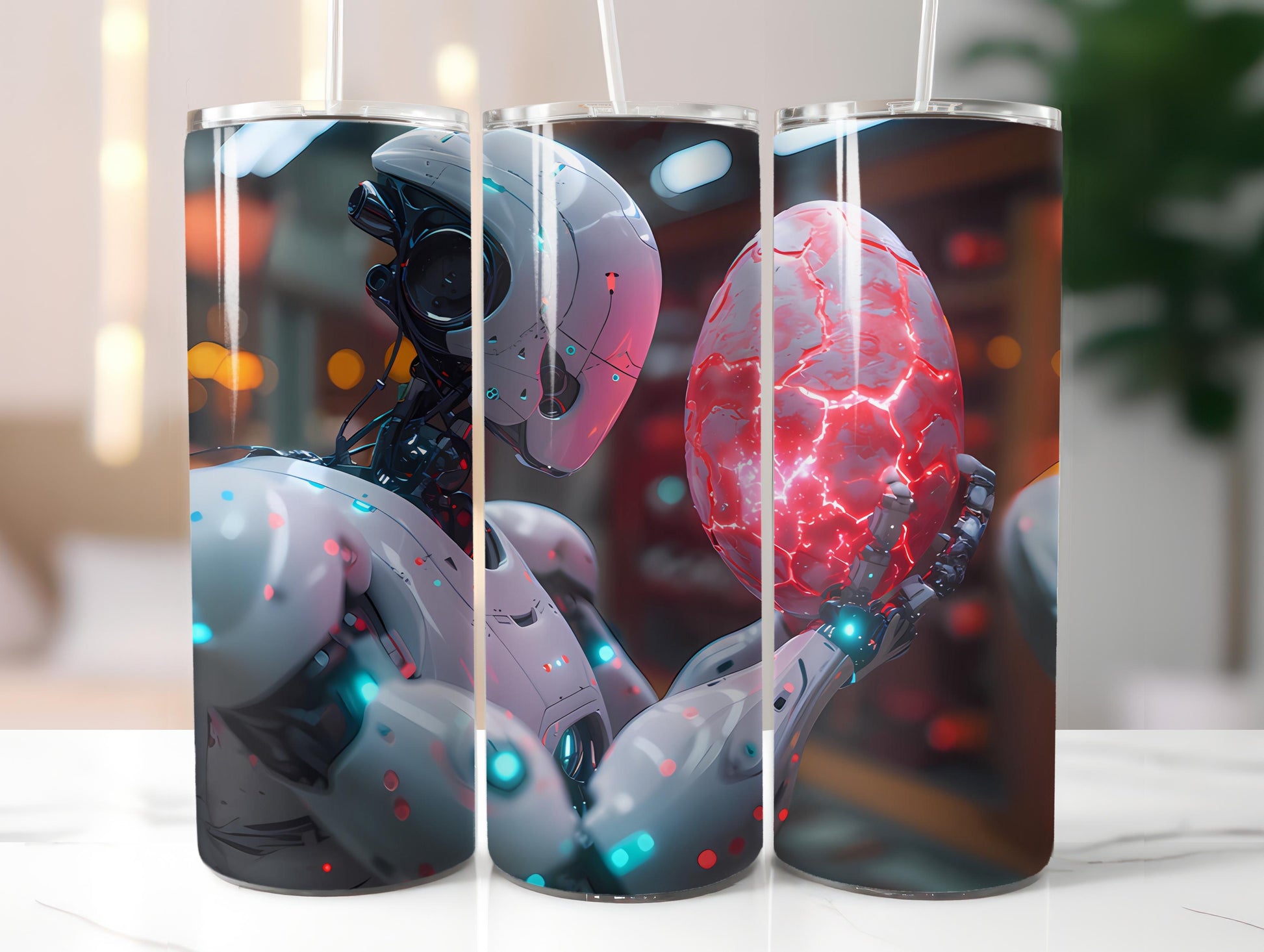 Roboter Easter 4 Tumbler Wrap - CraftNest