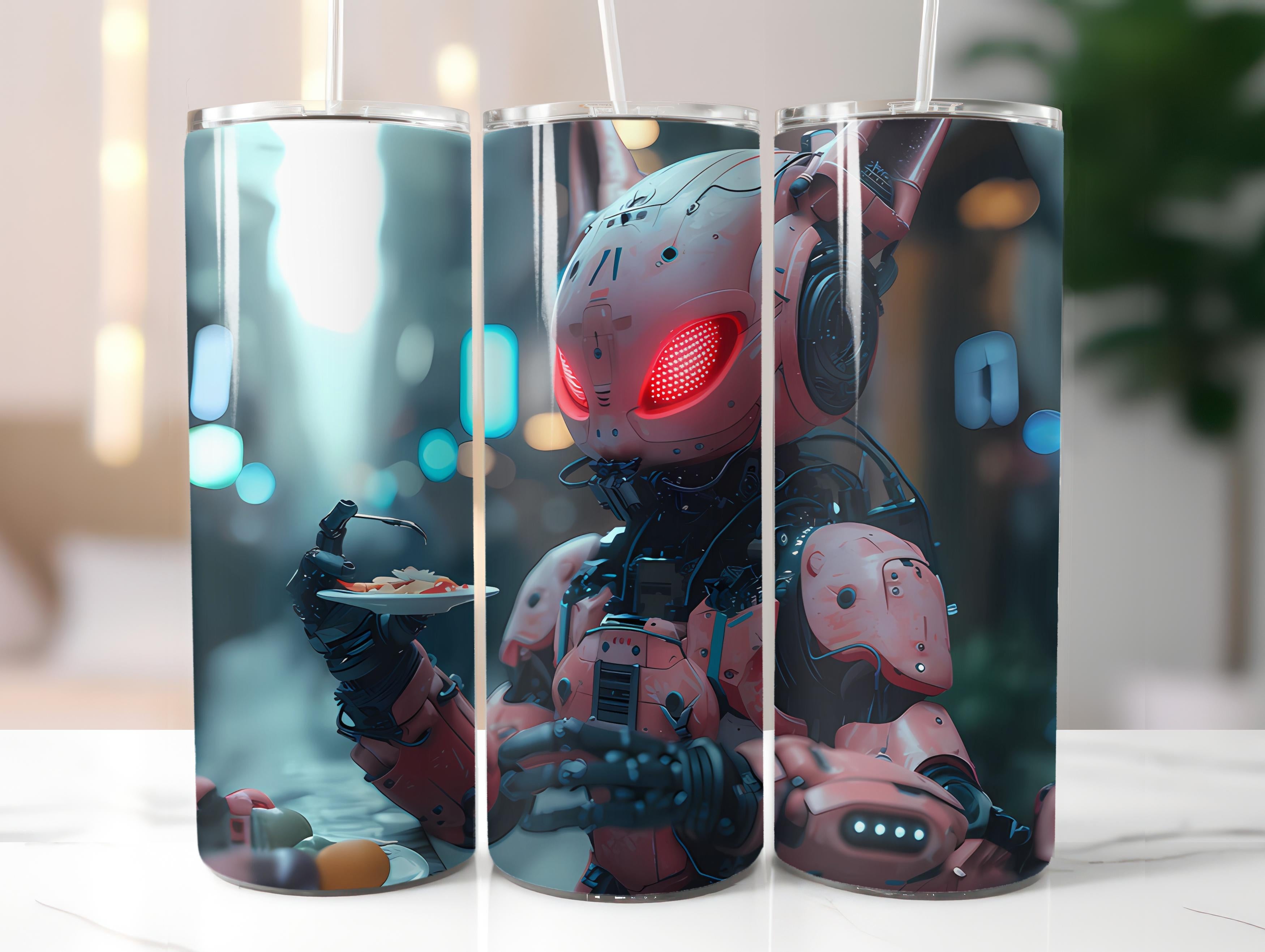 Roboter Easter 3 Tumbler Wrap - CraftNest