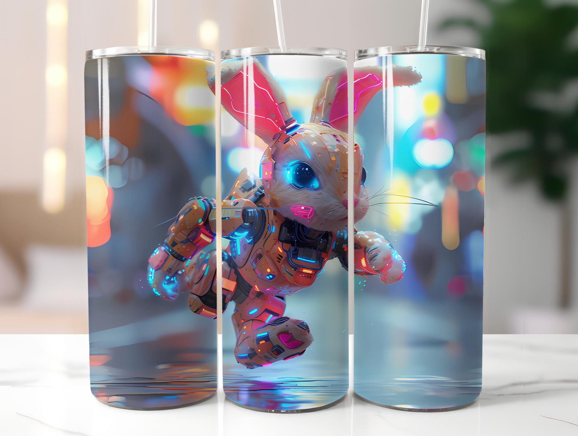 Roboter Easter 4 Tumbler Wrap - CraftNest