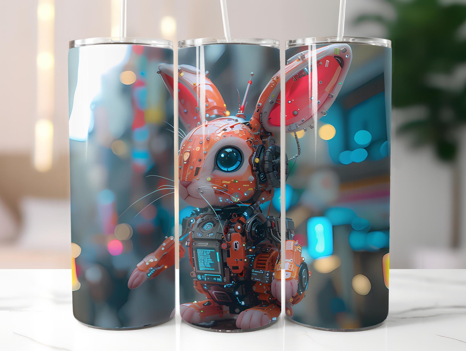 Roboter Easter 2 Tumbler Wrap - CraftNest