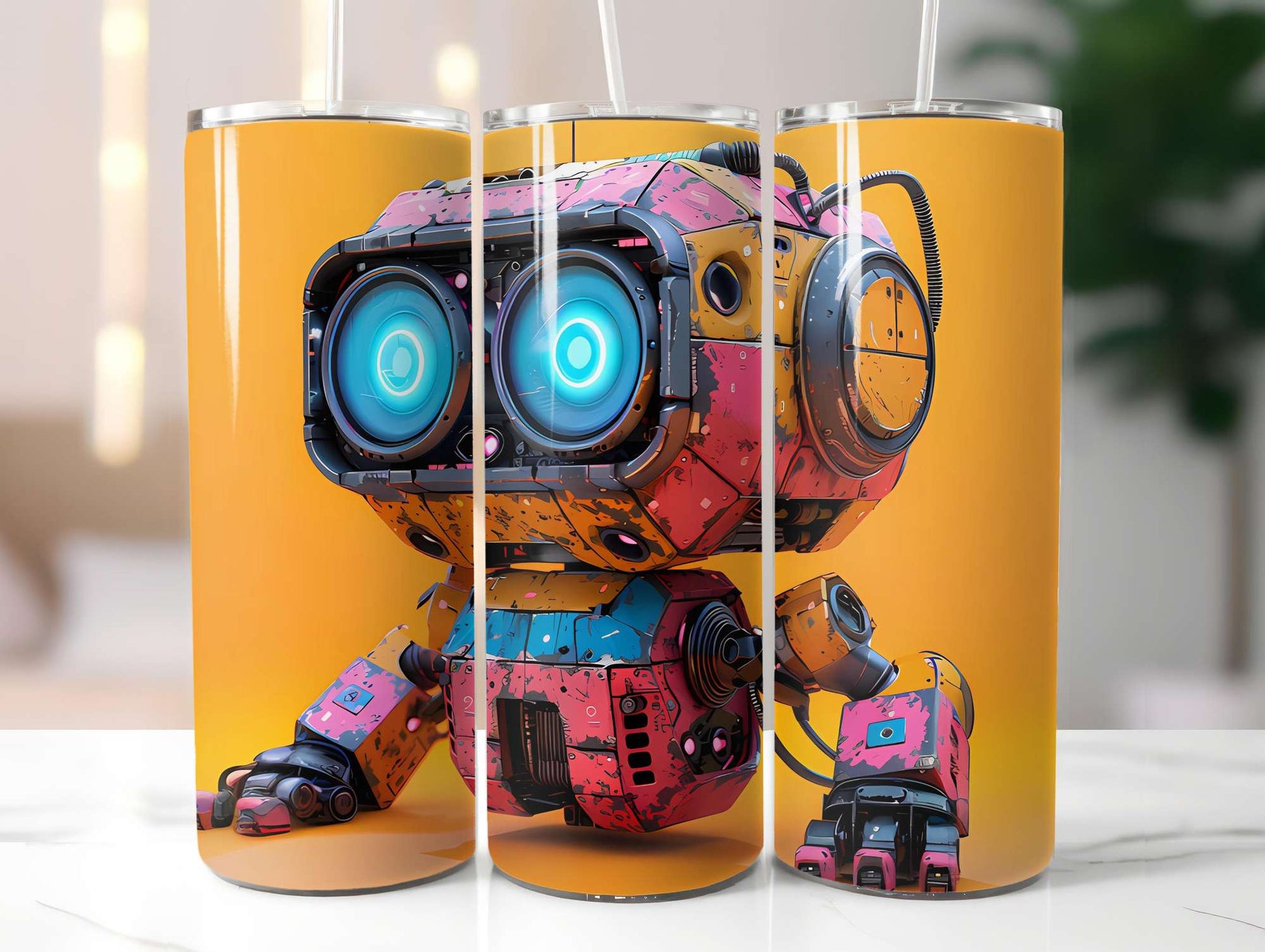 Roboter Summer 4 Tumbler Wrap - CraftNest - Digital Crafting and Art