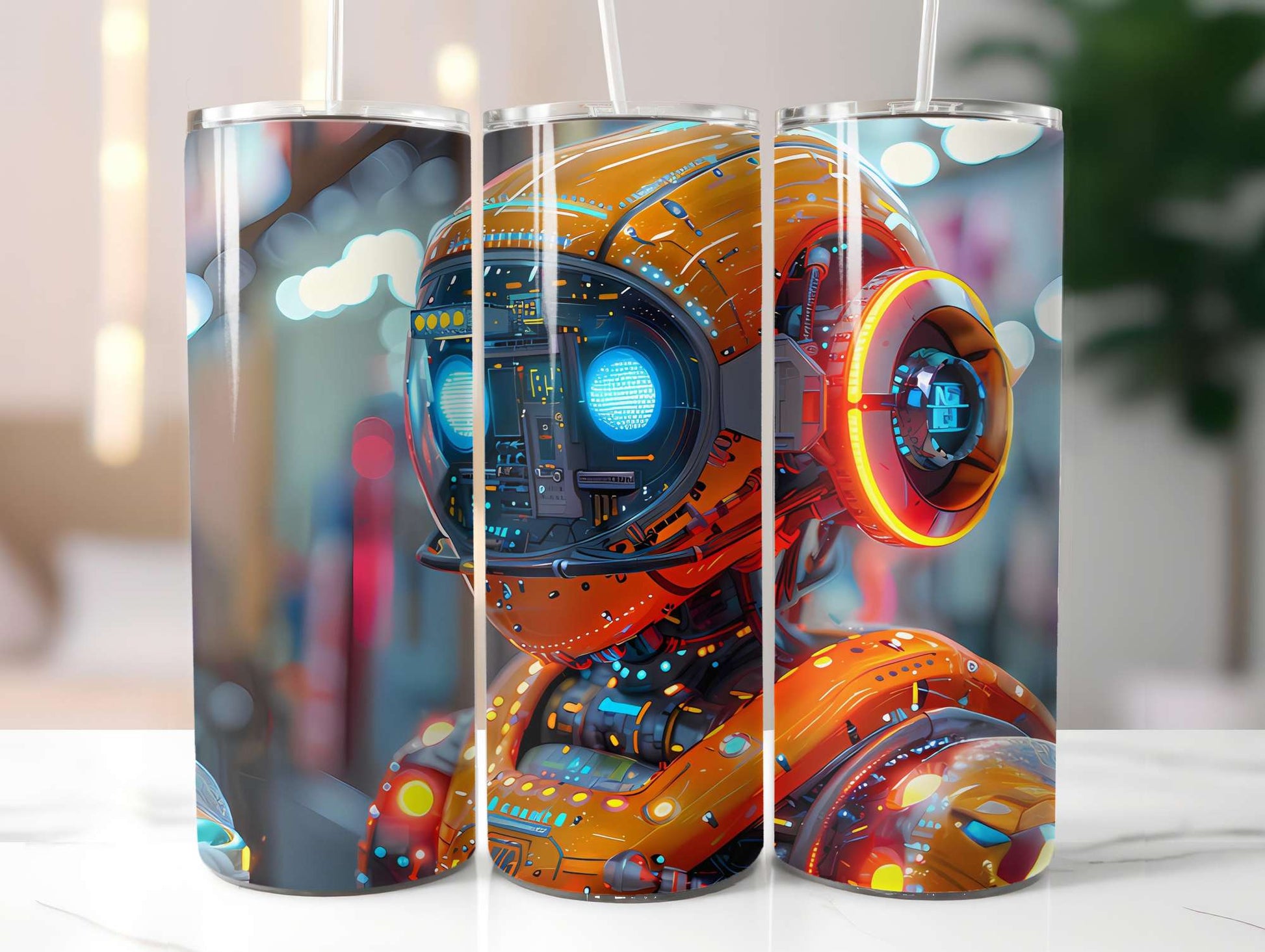 Roboter Summer 4 Tumbler Wrap - CraftNest - Digital Crafting and Art