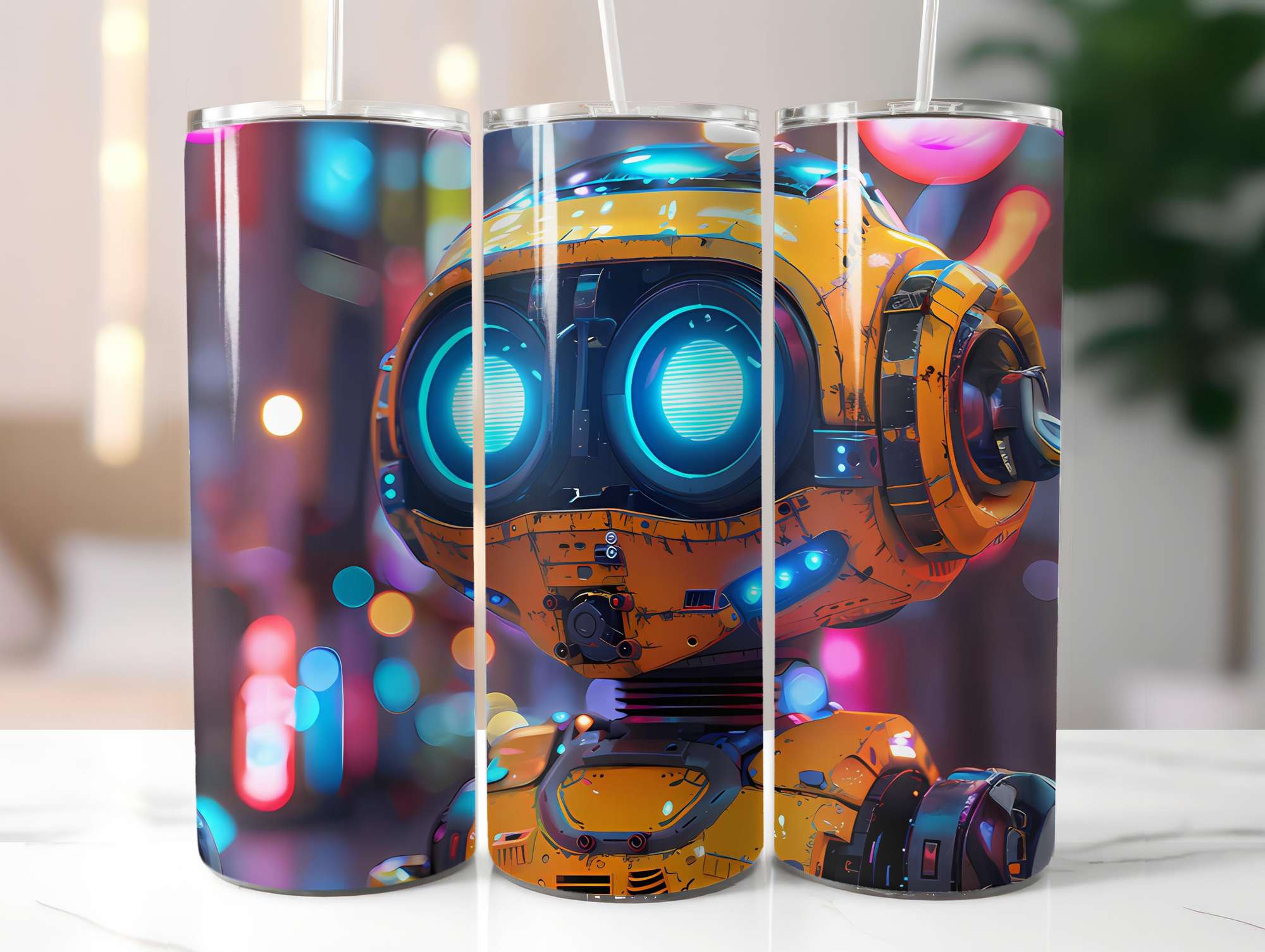 Roboter Summer 1 Tumbler Wrap - CraftNest - Digital Crafting and Art