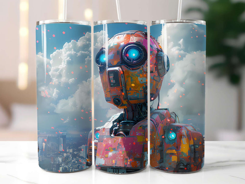 Roboter Summer 2 Tumbler Wrap - CraftNest - Digital Crafting and Art