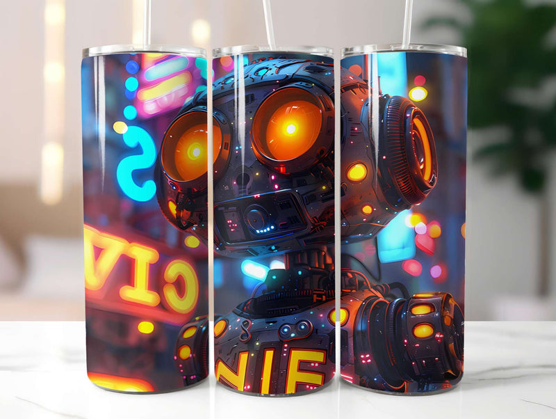 Roboter Summer 3 Tumbler Wrap - CraftNest - Digital Crafting and Art