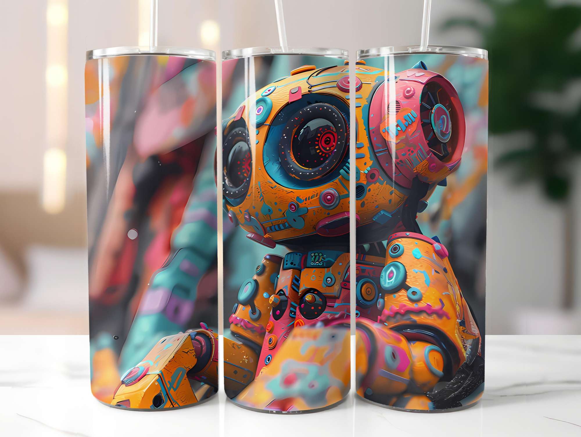 Roboter Summer 1 Tumbler Wrap - CraftNest - Digital Crafting and Art