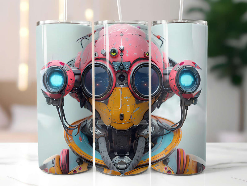 Roboter Summer 4 Tumbler Wrap - CraftNest - Digital Crafting and Art