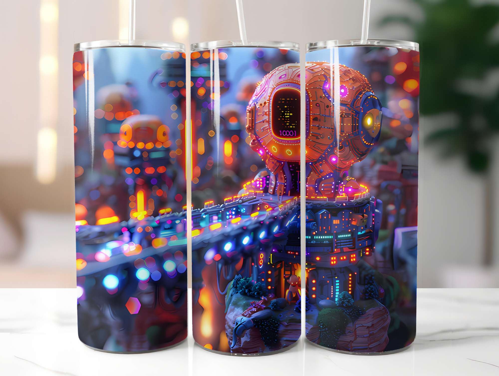 Roboter Summer 3 Tumbler Wrap - CraftNest - Digital Crafting and Art