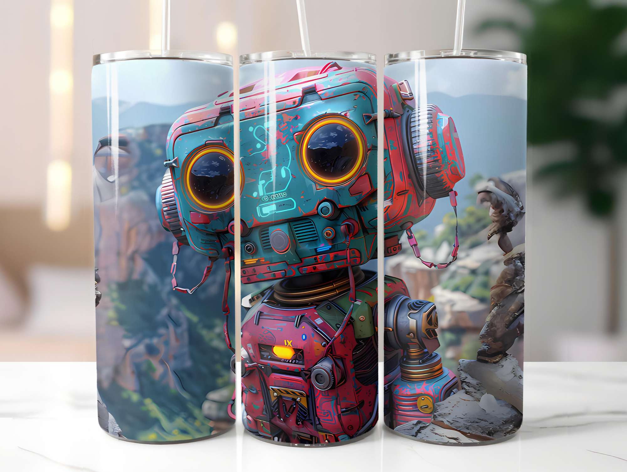 Roboter Summer 1 Tumbler Wrap - CraftNest - Digital Crafting and Art