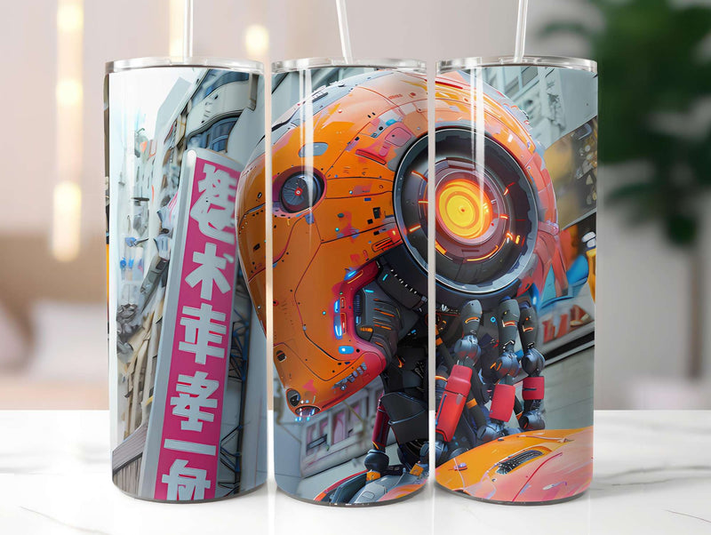 Roboter Summer 4 Tumbler Wrap - CraftNest - Digital Crafting and Art