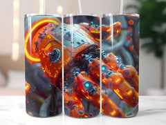 Roboter Summer 3 Tumbler Wrap - CraftNest - Digital Crafting and Art