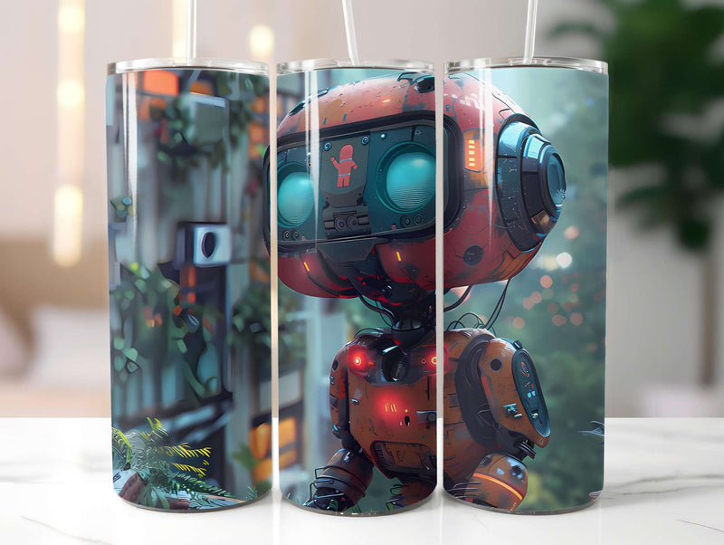 Roboter Summer 2 Tumbler Wrap - CraftNest - Digital Crafting and Art