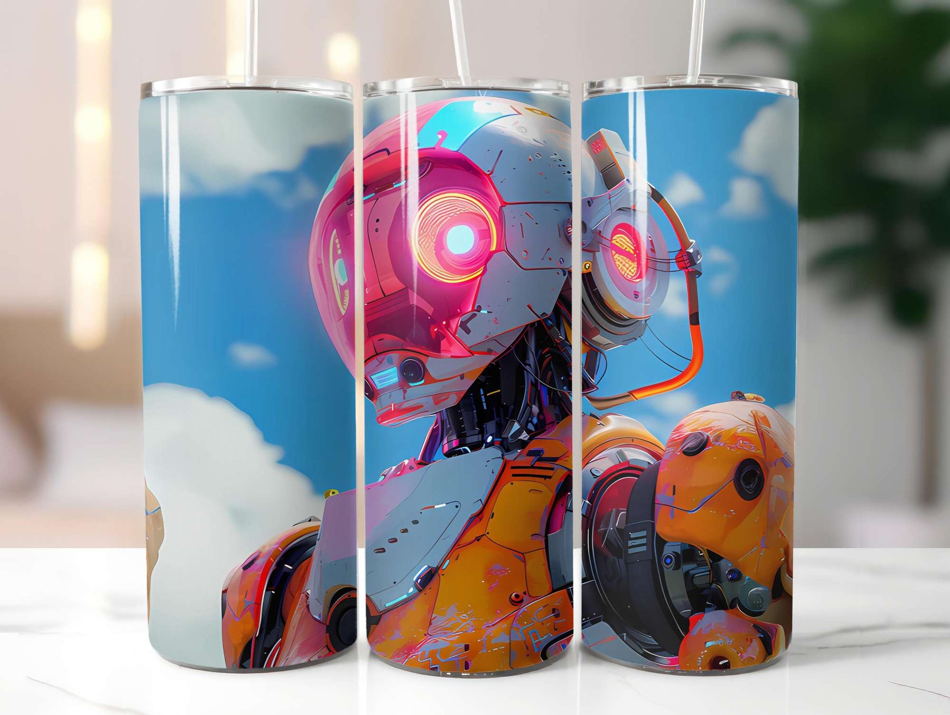 Roboter Summer 3 Tumbler Wrap - CraftNest - Digital Crafting and Art