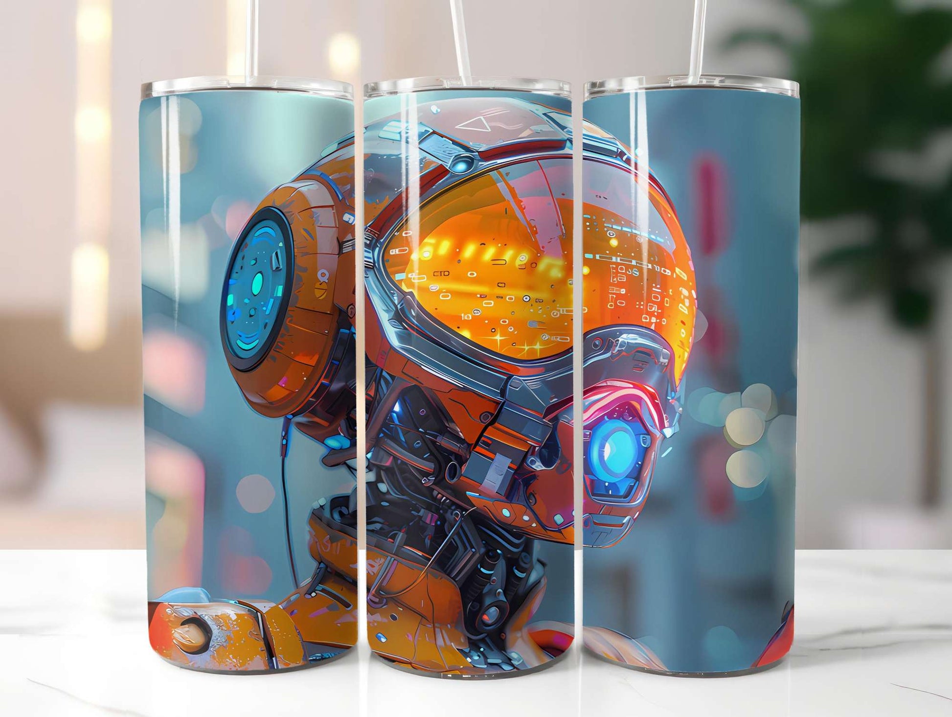 Roboter Summer 4 Tumbler Wrap - CraftNest - Digital Crafting and Art