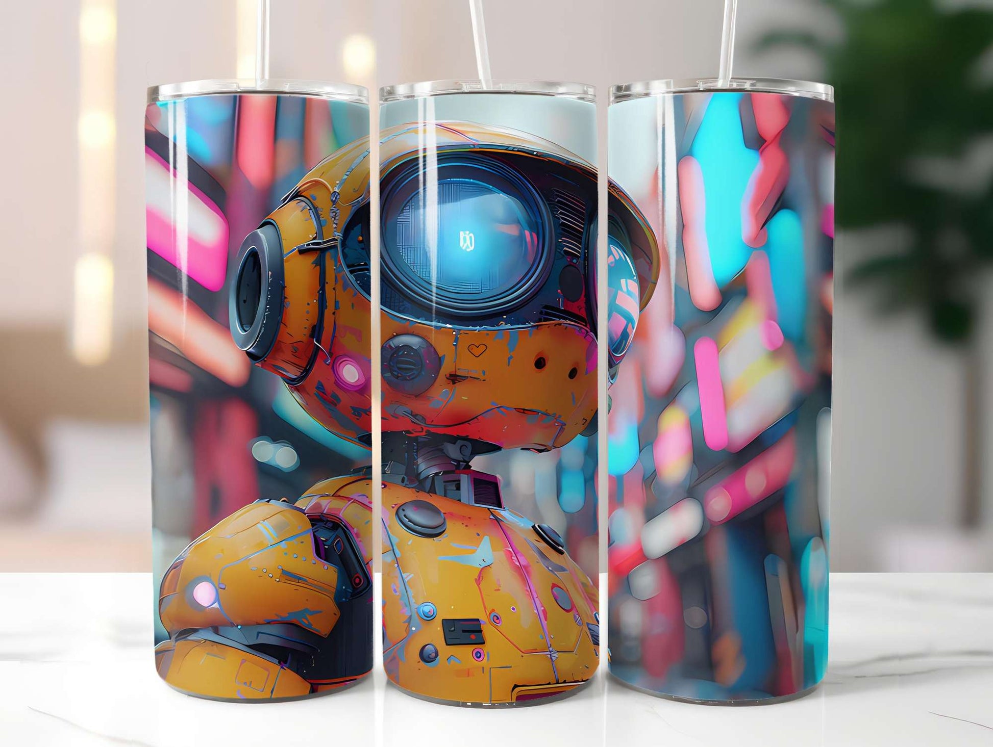 Roboter Summer 1 Tumbler Wrap - CraftNest - Digital Crafting and Art