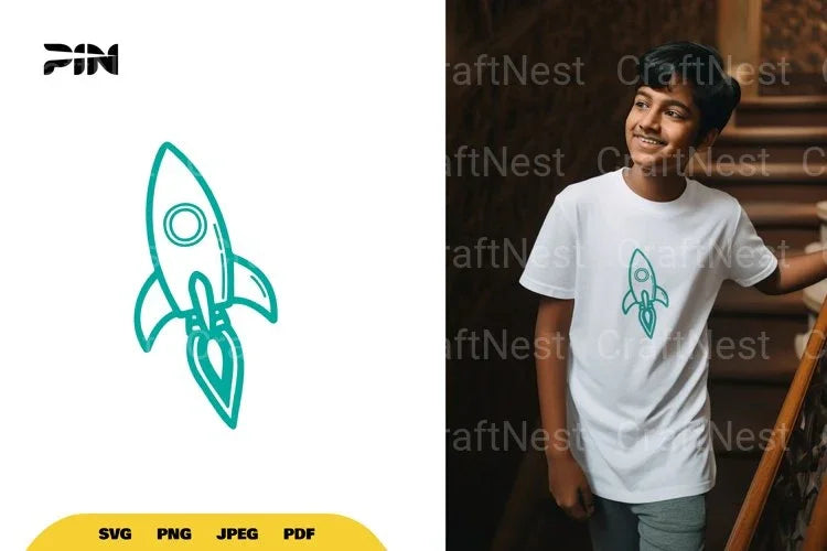 Rocket Outer Space SVG Bundle - CraftNest - Digital Crafting and Art