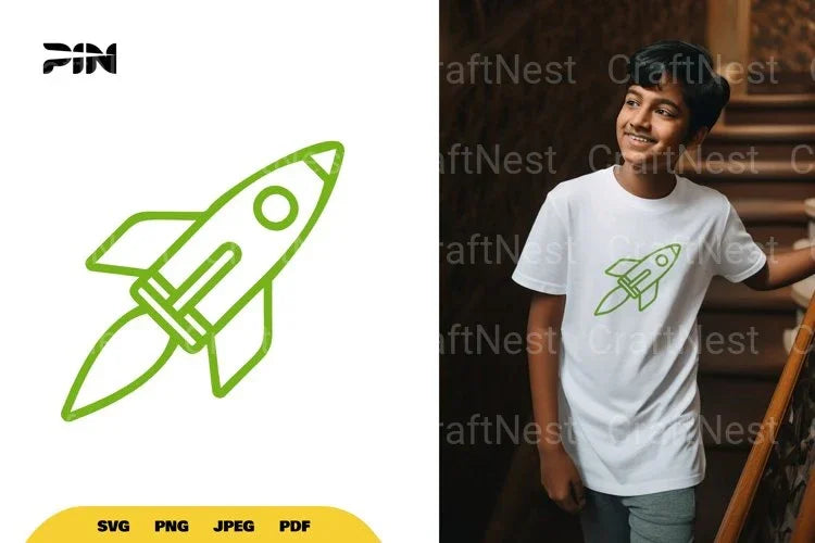 Rocket Outer Space SVG Bundle - CraftNest - Digital Crafting and Art