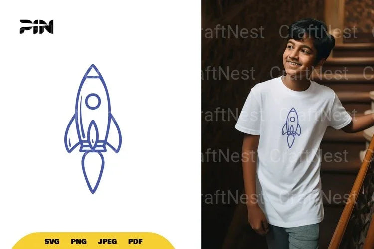 Rocket Outer Space SVG Bundle - CraftNest - Digital Crafting and Art