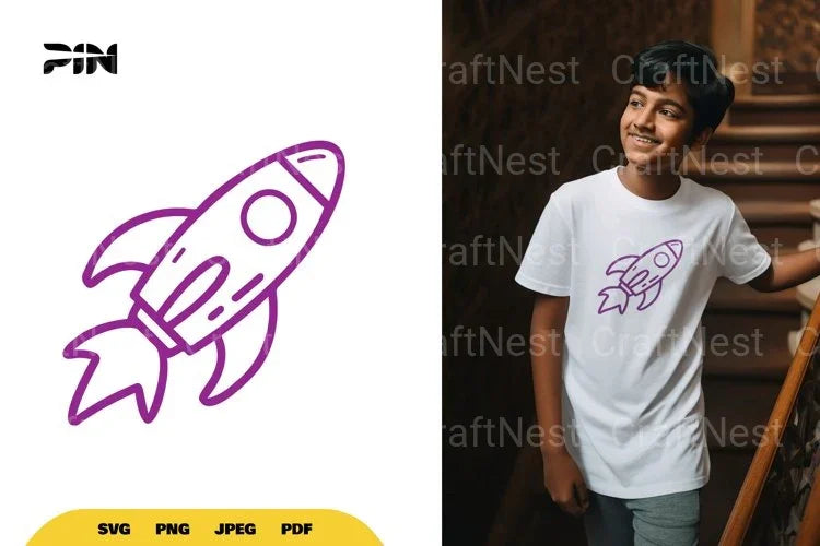 Rocket Outer Space SVG Bundle - CraftNest - Digital Crafting and Art