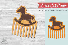 Rocking Horse Laser Cut Comb Clipart Bundle - CraftNest - Digital Crafting and Art