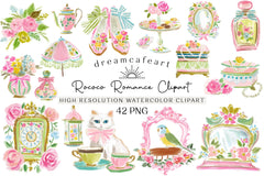 Rococo Romance Clipart Bundle - CraftNest - Digital Crafting and Art