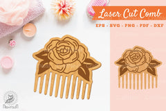 Rose Flower Laser Cut Comb Clipart Bundle - CraftNest - Digital Crafting and Art