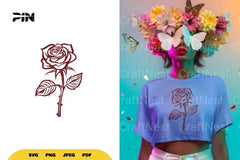 Rose Flower SVG Bundle - CraftNest - Digital Crafting and Art