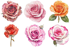 Roses Flower Clipart - CraftNest - Digital Crafting and Art